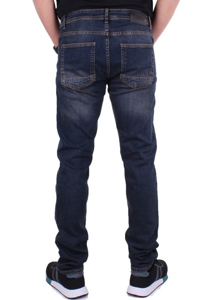 Twister Panama 758-01 Lacivert Düşük Bel Dar Paça Erkek Jeans Pantolon fırsatları