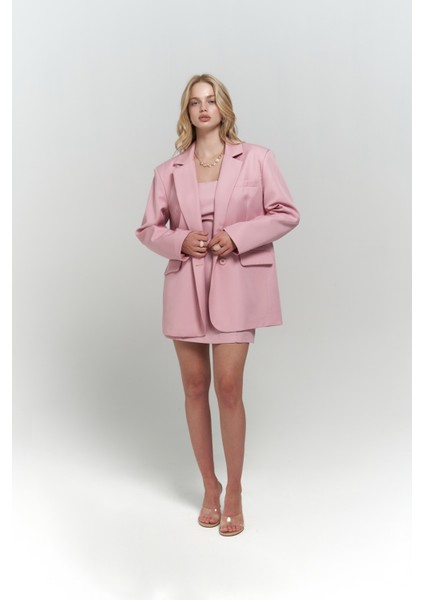Mai Clara Pembe Blazer