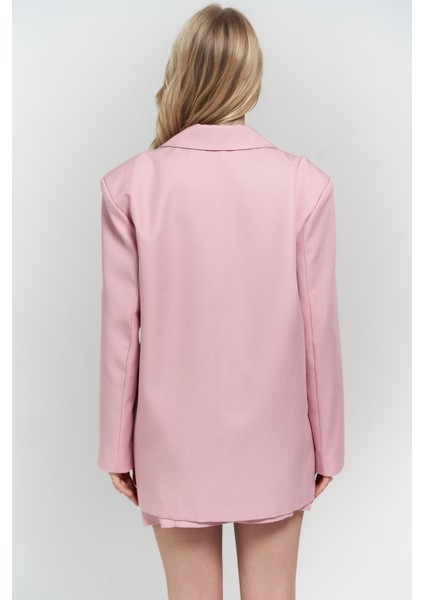 Mai Clara Pembe Blazer