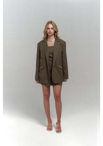 Mai Clara Haki Blazer