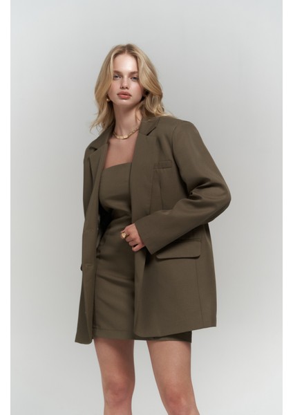 Mai Clara Haki Blazer