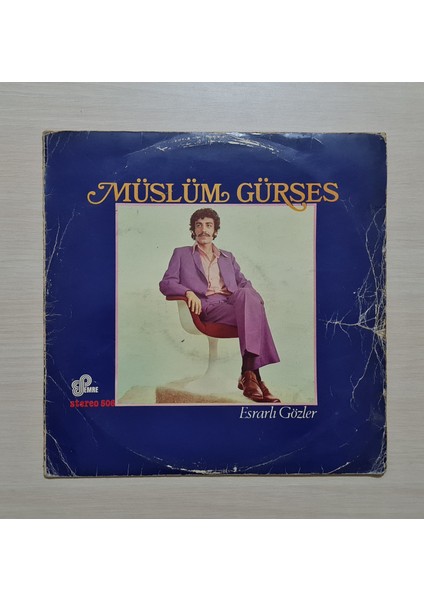 Müslüm Gürses - Esrarlı Gözler - 1980 - Dönem Baskı Plak - Longplay - Lp