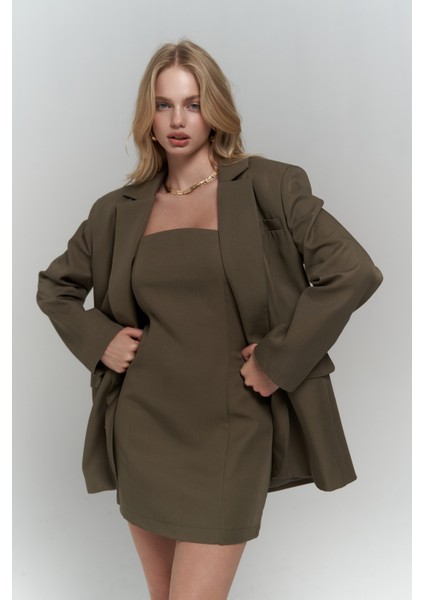 Mai Clara Haki Blazer