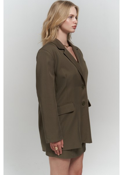 Mai Clara Haki Blazer