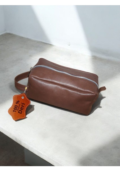 Şık Erkek Deri El Çantası, Günlük ve Seyahat İçin, Orta Boy, Hakiki Deri, Kahverengi modelleri