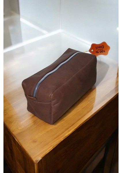 Şık Erkek Deri El Çantası, Günlük ve Seyahat İçin, Orta Boy, Hakiki Deri, Kahverengi indirimleri