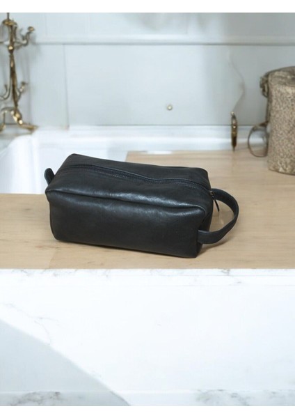 Şık Erkek Çok Amaçlı Hakiki Deri El Çantası Orta Boy Siyah modelleri