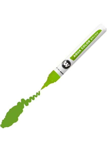 Aqua Color Brush Fırça Uçlu Kalem 016 Yellow Green