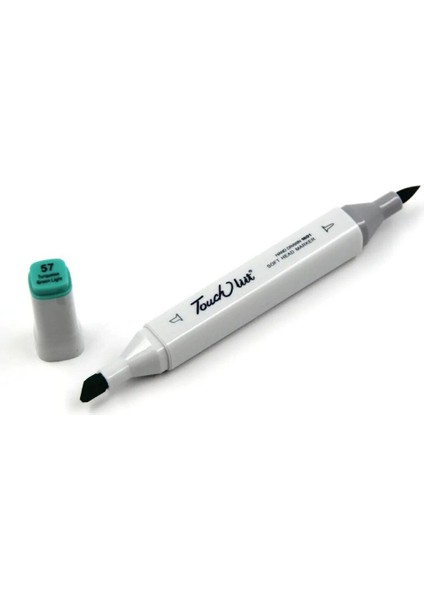 Touchliit Çift Taraflı Marker Kalem Turquoise Green Light BG57