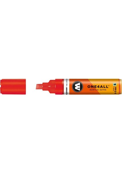 327hs One4all Yan Kesik Uç Akrilik Marker Kalem 4-8 Mm Traffic Red 013