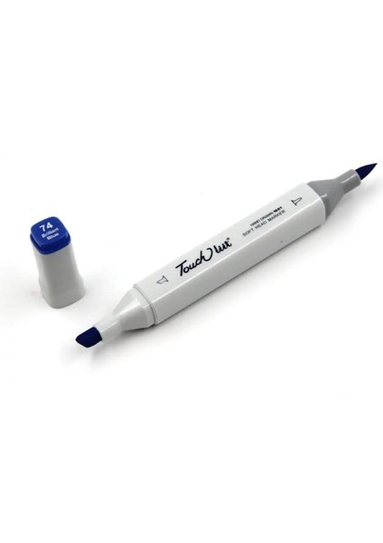Touchliit Çift Taraflı Marker Kalem Brilliant Blue PB74
