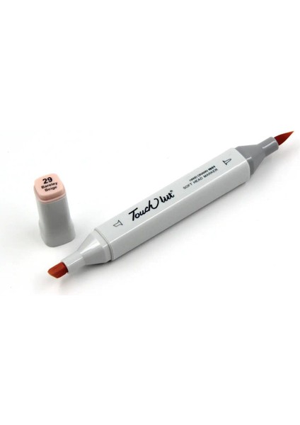 Touchliit Çift Taraflı Marker Kalem Bareley Beige YR29 modelleri