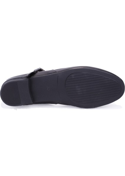 DZA07-8692100 Siyah Günlük Kadın Babet Ayakkabı fırsatları