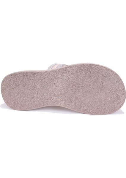 DZA07-1241305 Bej Taşlı Spor Kadın Terlik fırsatları