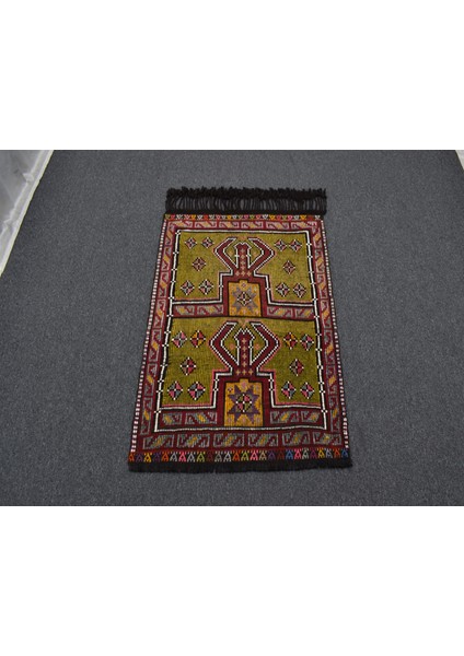 El Dokuması Geometrik Otantik Karapınar Yörük Yün Cecim Kilim 5833 fiyatları