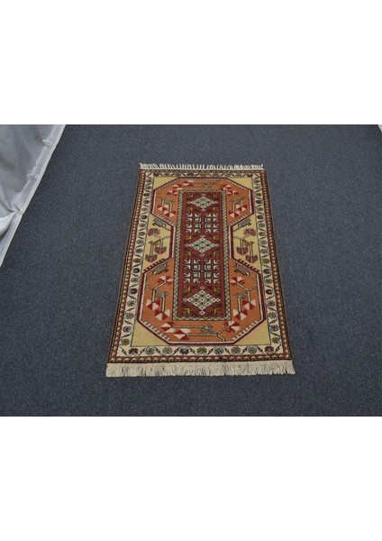 Vintage El Dokuma Bulunmaz Bozalan Milas Muğla Yün Halı 5843 fiyatları