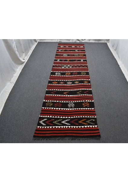 El Dokuması Şaheser Yekpare Malatya Yolluk Yün Kilim 5837 indirimleri