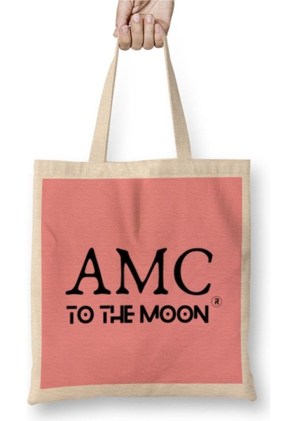 Bej uzun saplı hafif bez çanta, gündüz ve gece kullanımına uygun, kolay yıkanır.