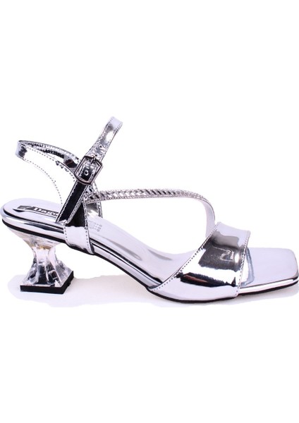 DZA07-1284051 Gümüş Ayna Ince Topuklu Abiye Kadın Ayakkabı fiyatları