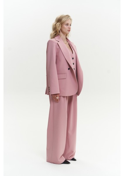 Mai Kaylee Pembe Blazer
