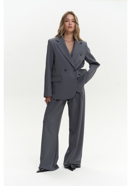 Mai Kaylee Gri Blazer
