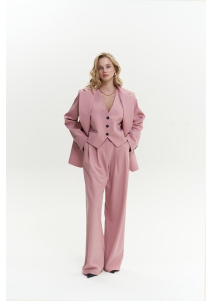 Mai Kaylee Pembe Blazer