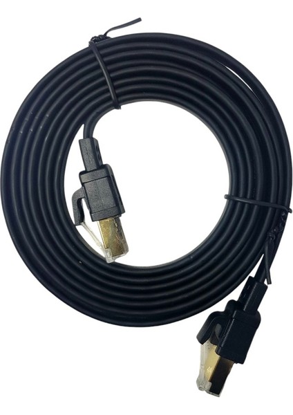 Ironstar 5metre Cat8 Ethernet Kablo Flat S/ftp RJ45 - 40GBPS Hız Destekli
