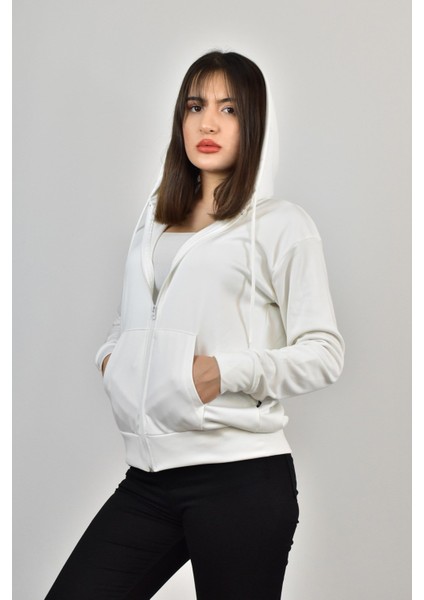 Kadın Akat Şardonlu Kapş.fermuarlı Sweat modelleri