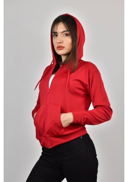 Kadın Akat Şardonlu Kapş.fermuarlı Sweat fiyatları