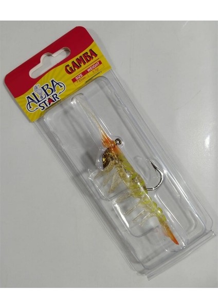 Gamba 7,6 cm 6,5 gr Silikon Karides - E026