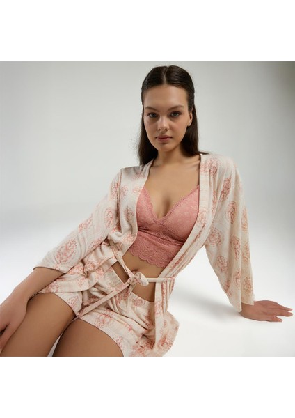 Arnetta 3260S Kadın 3lü Yazlık Pijama Takım