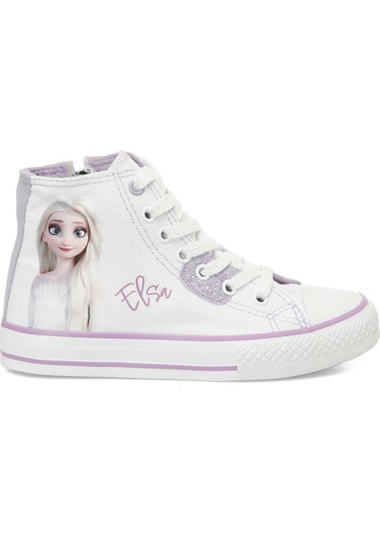 LOREN.F5FX Beyaz Kız Çocuk High Sneaker