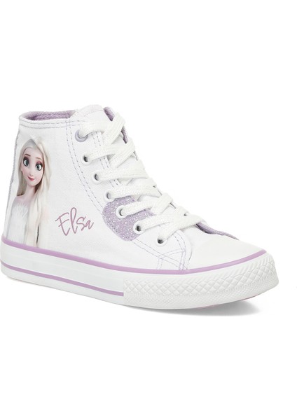 LOREN.F5FX Beyaz Kız Çocuk High Sneaker