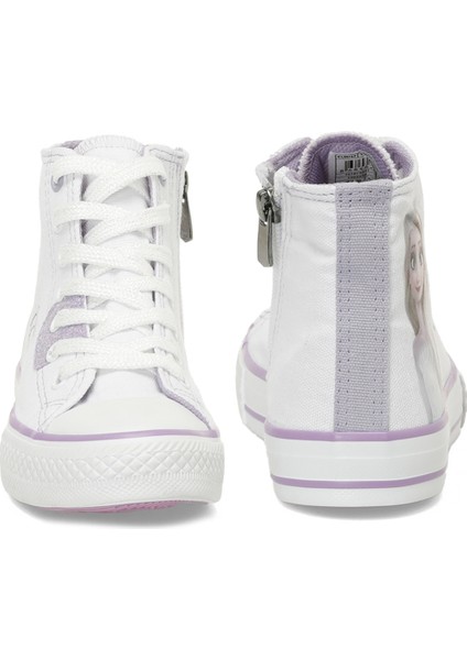 LOREN.F5FX Beyaz Kız Çocuk High Sneaker