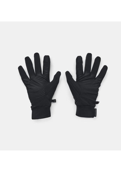 Kadın Spor Fleece Koşu Eldiveni, Rahat ve Şık Tasarım, Siyah, Polyester, Dokuma fiyatları