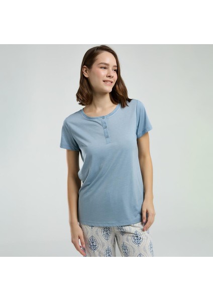 3258X Kadın Büyük Beden Kapri Yazlık Pijama fiyatları