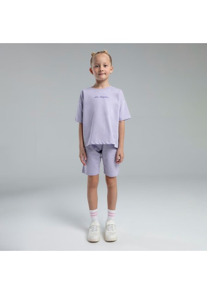 3590G Kız Çocuk (Garson Boy) Bermuda Yazlık Pijama Takım