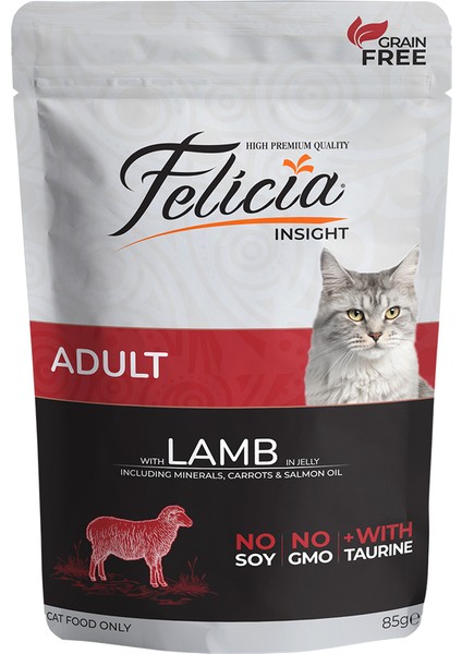 Hipoalerjenik Kuzu Etli Düşük Tahıllı Yetişkin Kedi Maması 12kg + 12 Pouch Hediye! modelleri