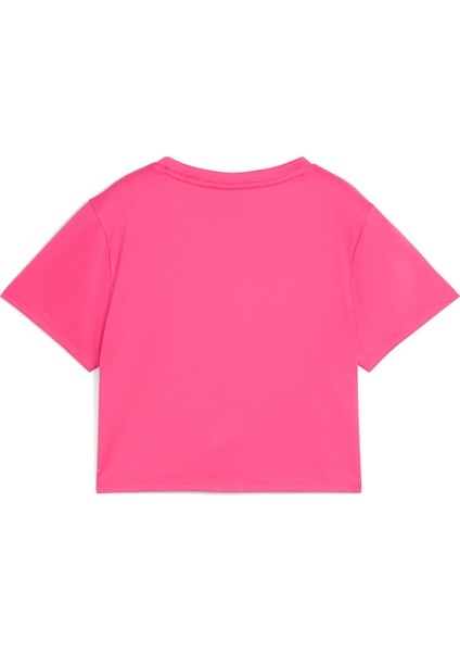 W Tad Essentıal Baby Tee Pembe Kadın Kısa Kol T-Shirt