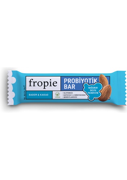 Badem & Kakaolu Probiyotik Bar - 35 g - 12 adet