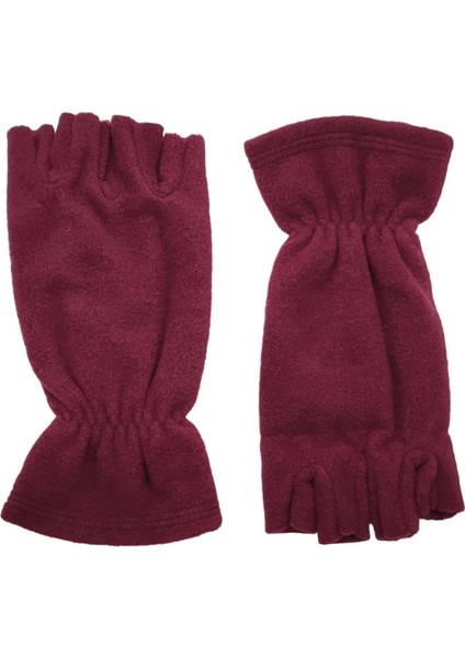 Bordo yarım parmak termal polar eldiven, unisex, şık ve rahat kullanım sağlar. fiyatları