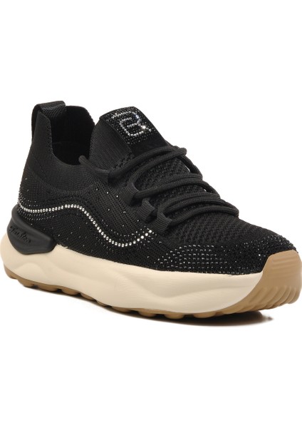Siyah Triko Hafif Kadın Sneaker 25Y310-4 Z modelleri
