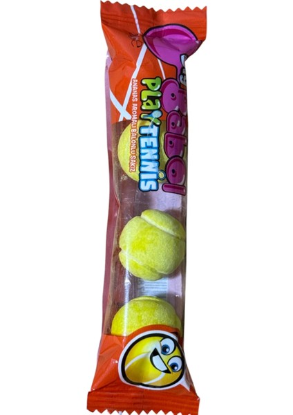 Play Tennis Ananas Aromalı Balonlu Sakız 28 Adetli * 20 G.