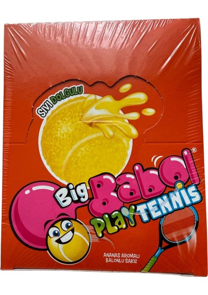 Play Tennis Ananas Aromalı Balonlu Sakız 28 Adetli * 20 G. fiyatları