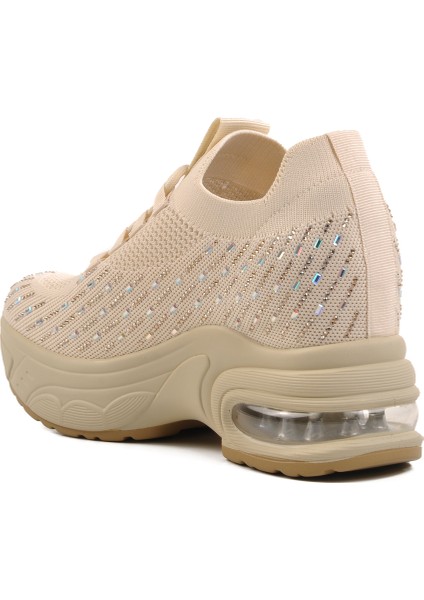 Bej Triko Air Taban Kadın Sneaker 25Y300-20 Z
