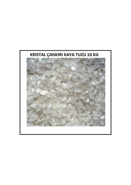 Çankırı Kaya Tuzu İnce 10 kg Doğal