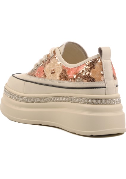 Sarı Yüksek Taban Kadın Sneaker 25Y423-6 Z fırsatları