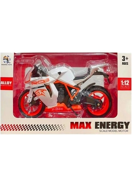 HX797 Kawasaki 1:12 Max Energy Alloy Model Motorsiklet 3+ Kutulu