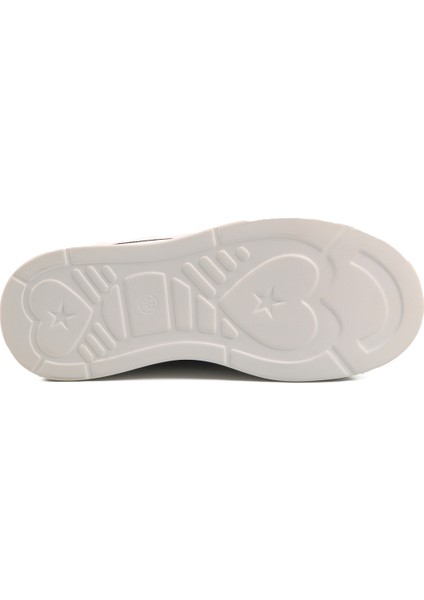 Siyah Yüksek Taban Taş Işlemeli Kadın Sneaker 25Y423-1 Z indirimleri