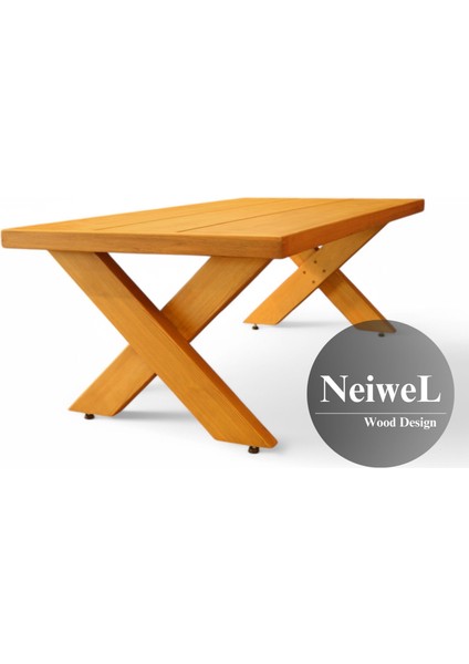 Garden Mona Doğal Ahşap Bahçe SEHPA-70-100